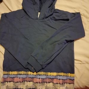 Blue Carter's kid sweatshirt with hoodie